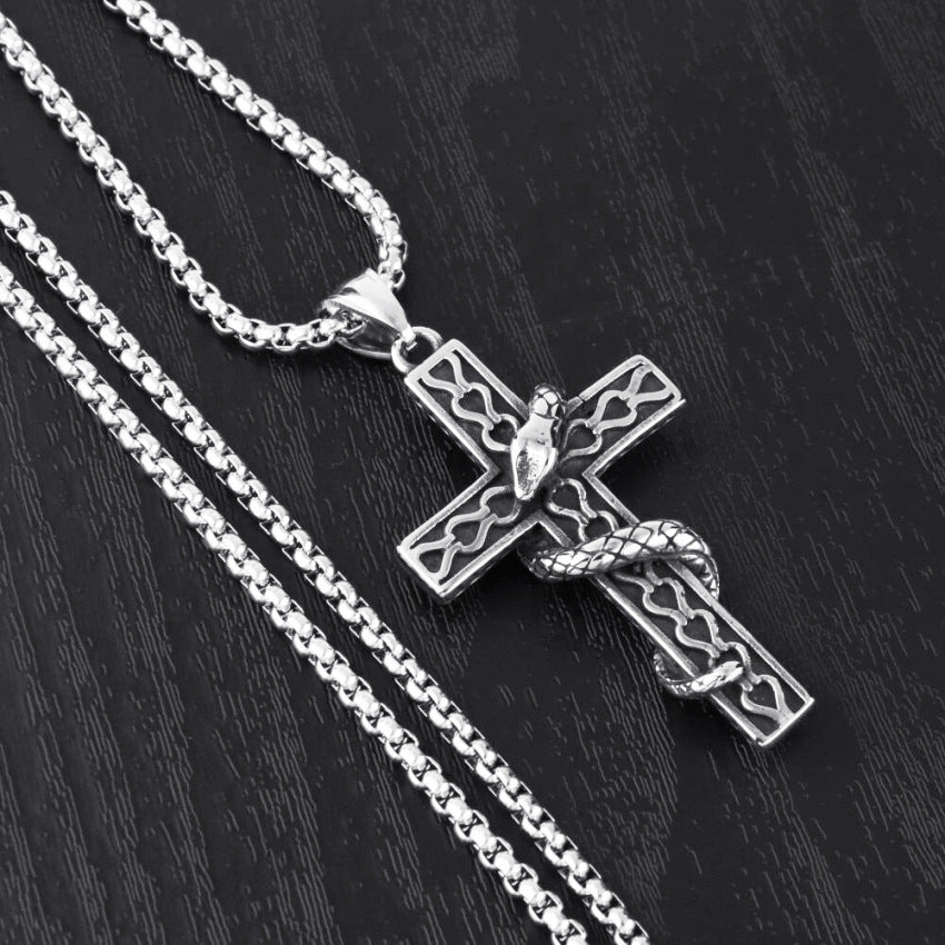 Arcana [Snake Wrapped Cross Chain]