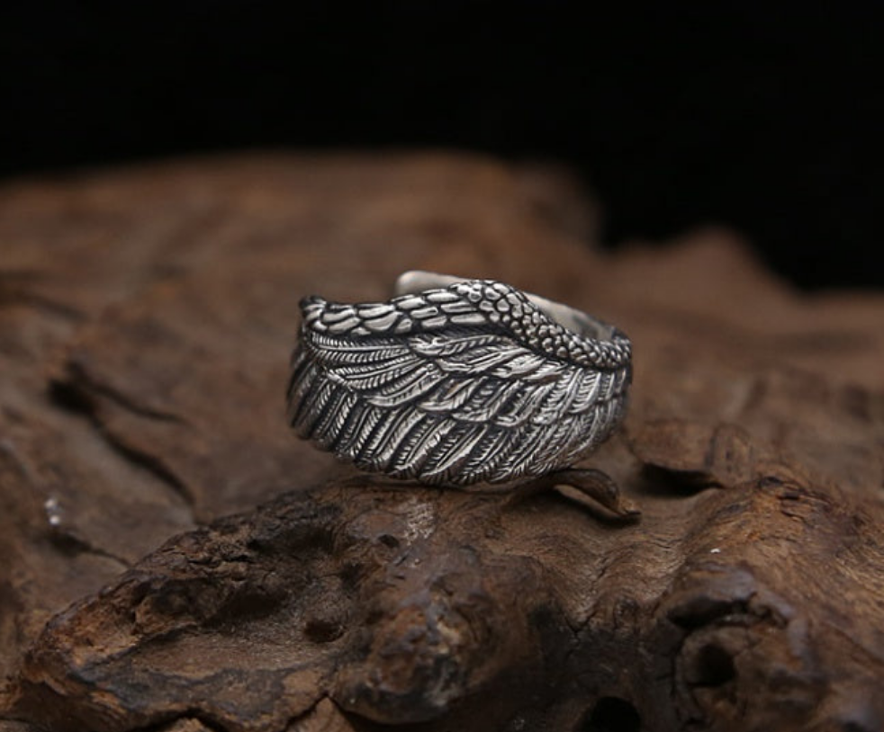 Valkyra [S925 Silver Wing Ring]
