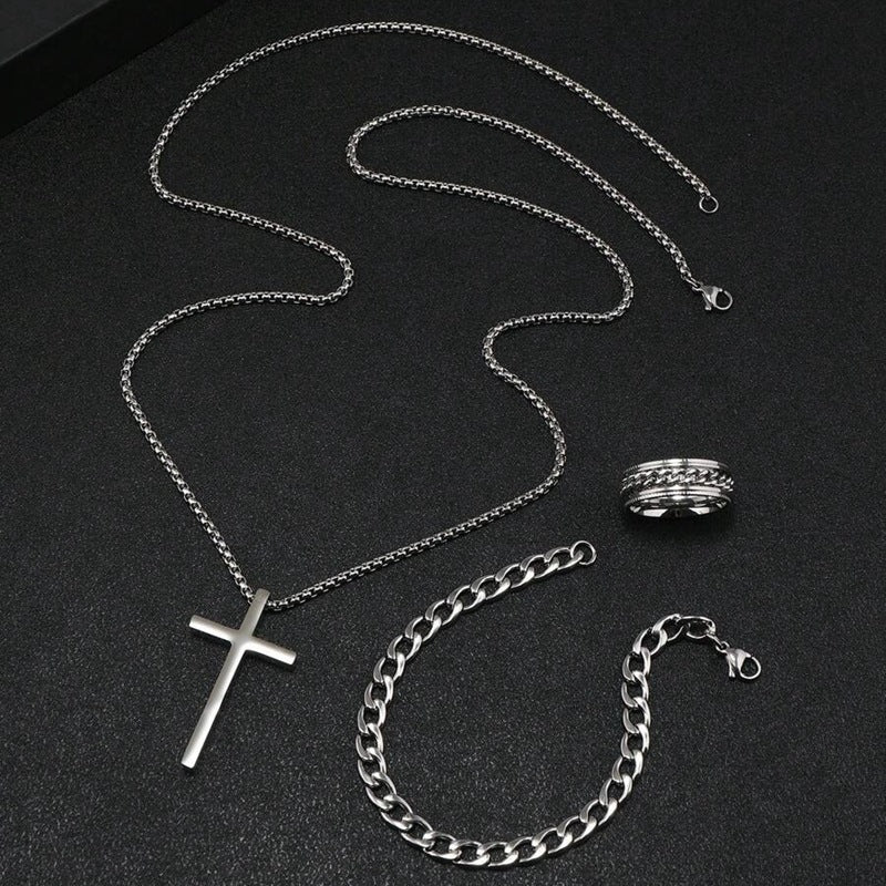 Tria Monilia [Cross Necklace / Bracelet / Ring]
